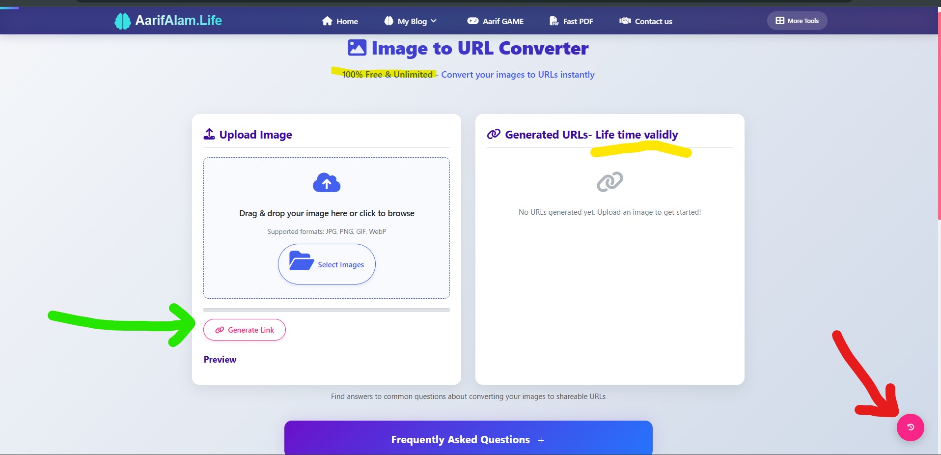 image to url Video Thumbnail